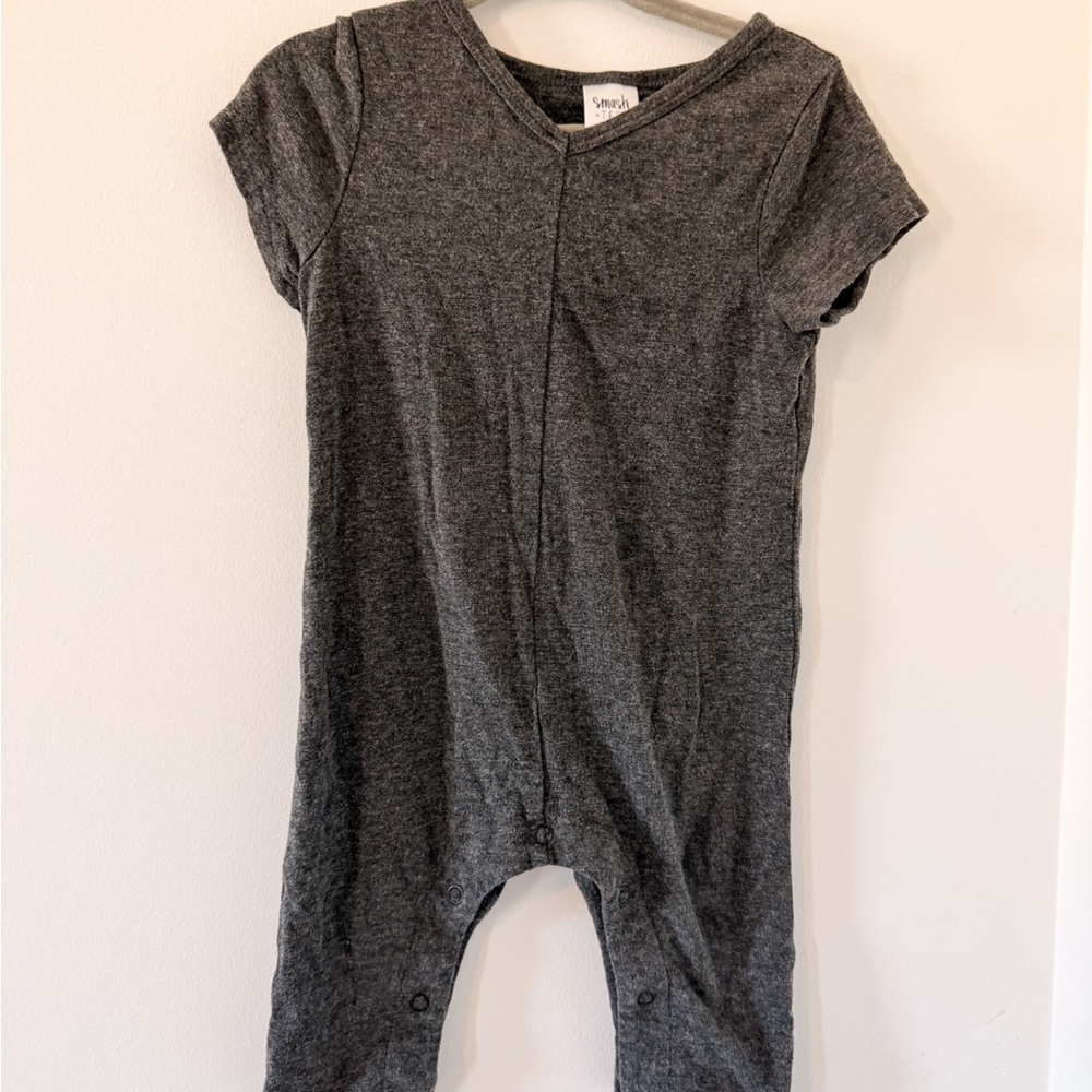 Smash + Tess Charcoal Kids Bodysuit